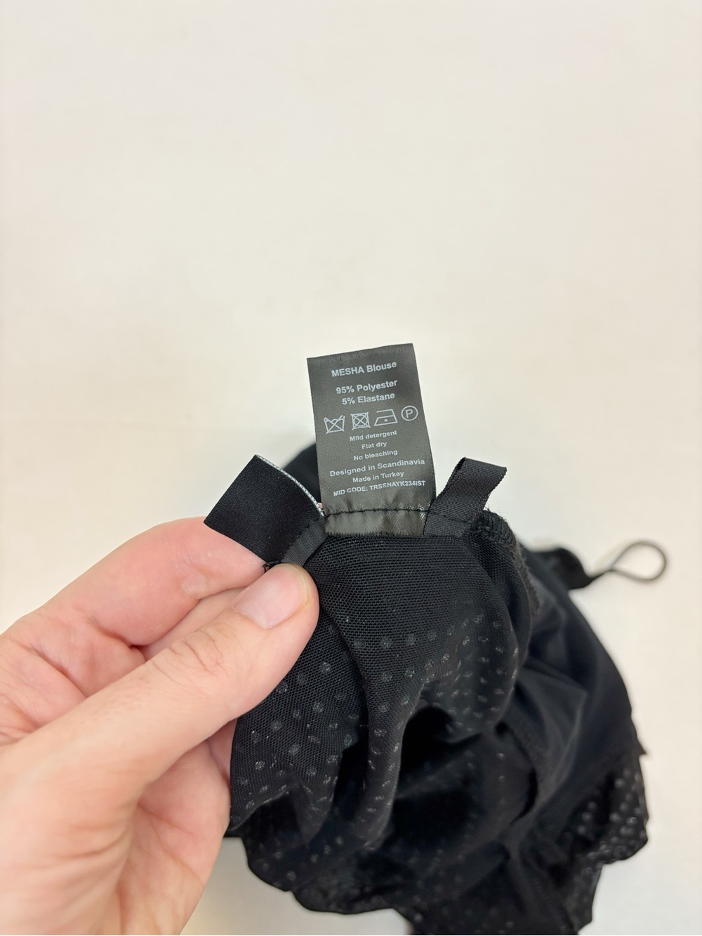 OW Collection Mesha Blouse in Black Glitter Size XS - Picture 8 of 10